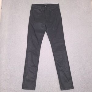 Monfrere Greyson Skinny Jeans Men 30x33 Japanese Stretch Denim Coated Noir *Read